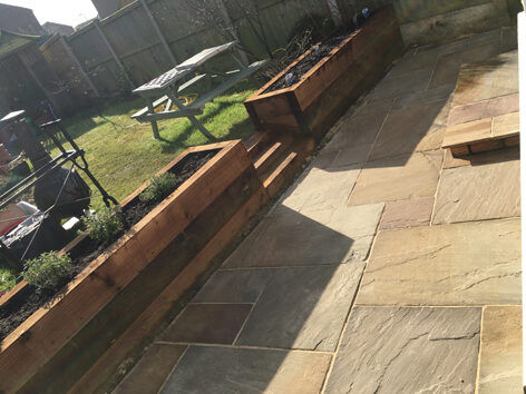 Extension and decking