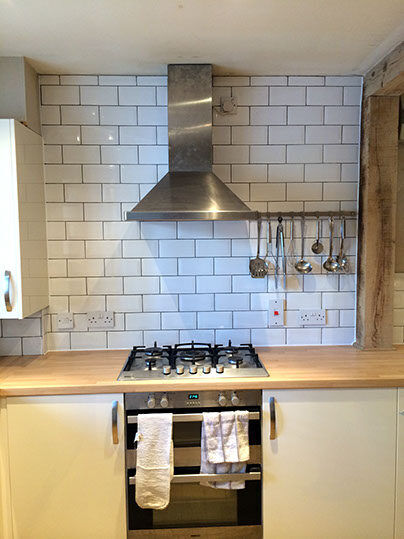 Kitchen worktop detail