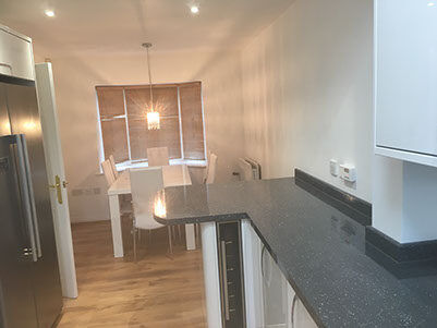 Interior renovation and staircase